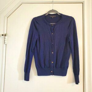 Asobio Medium Navy Blue Wool Cardigan
